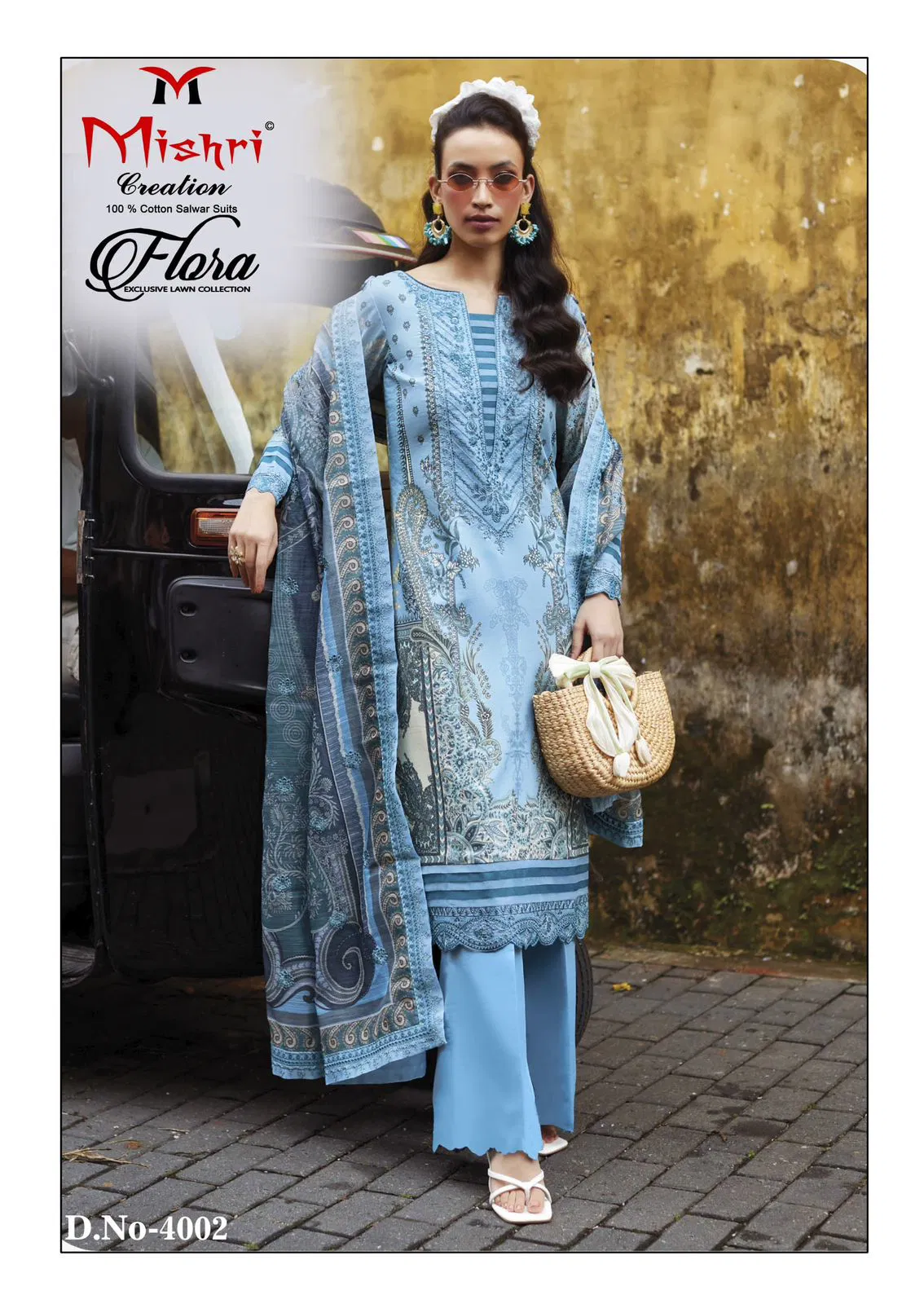 Flora 4 By Mishri Lawn Cotton Printed Wholesale Dress Material Suppliers In Mumbai